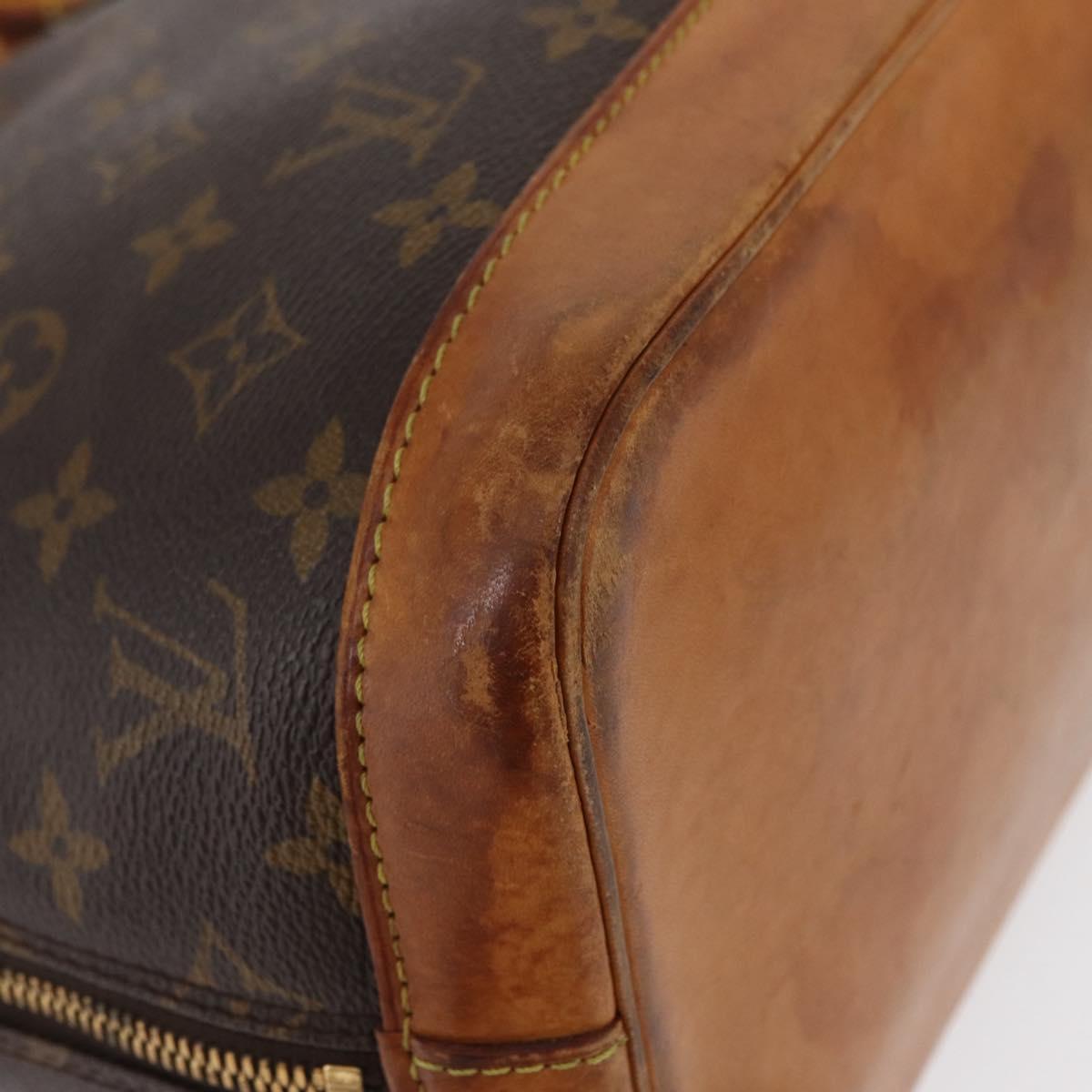 LOUIS VUITTON Monogram Alma Hand Bag M51130 LV Auth 164067