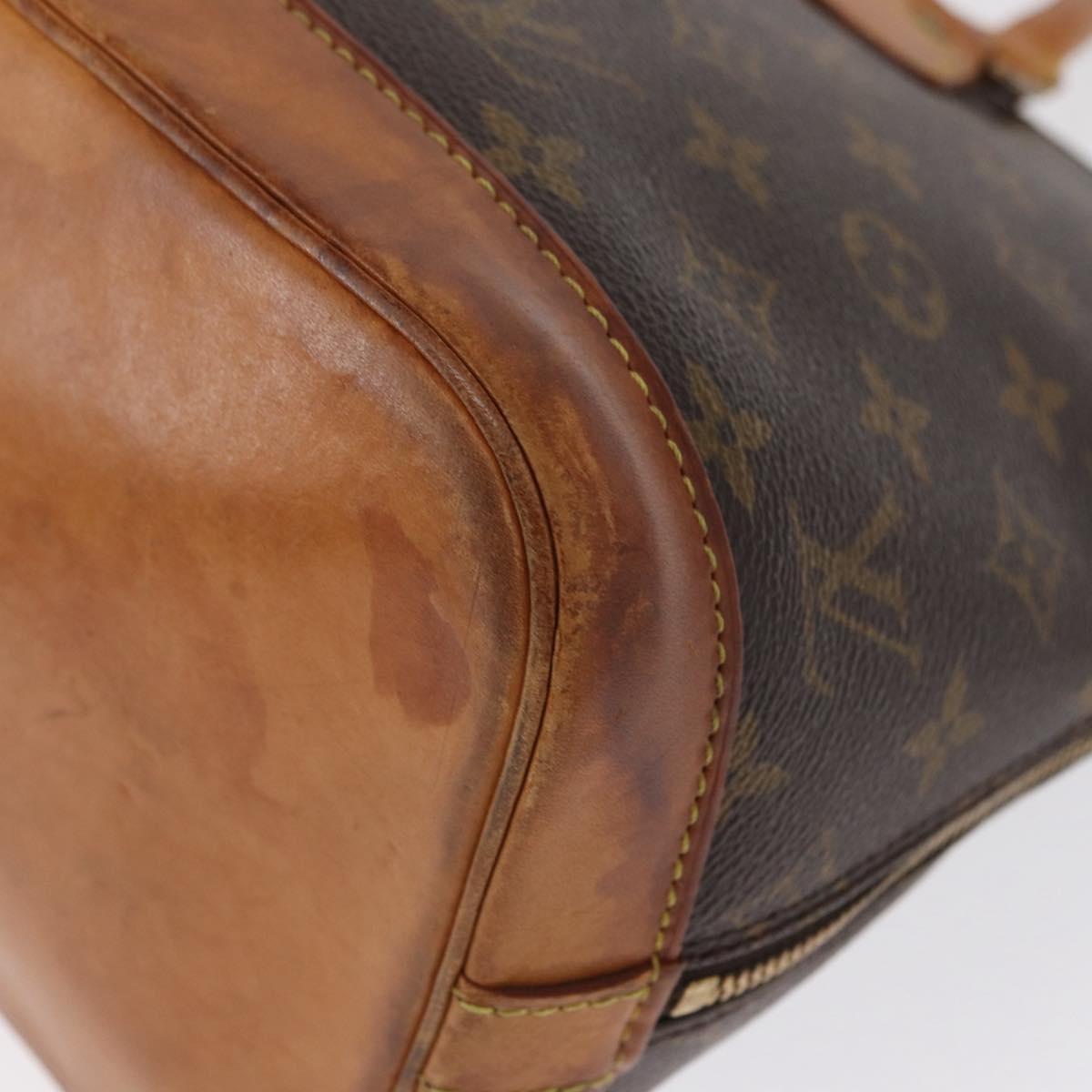 LOUIS VUITTON Monogram Alma Hand Bag M51130 LV Auth 164067