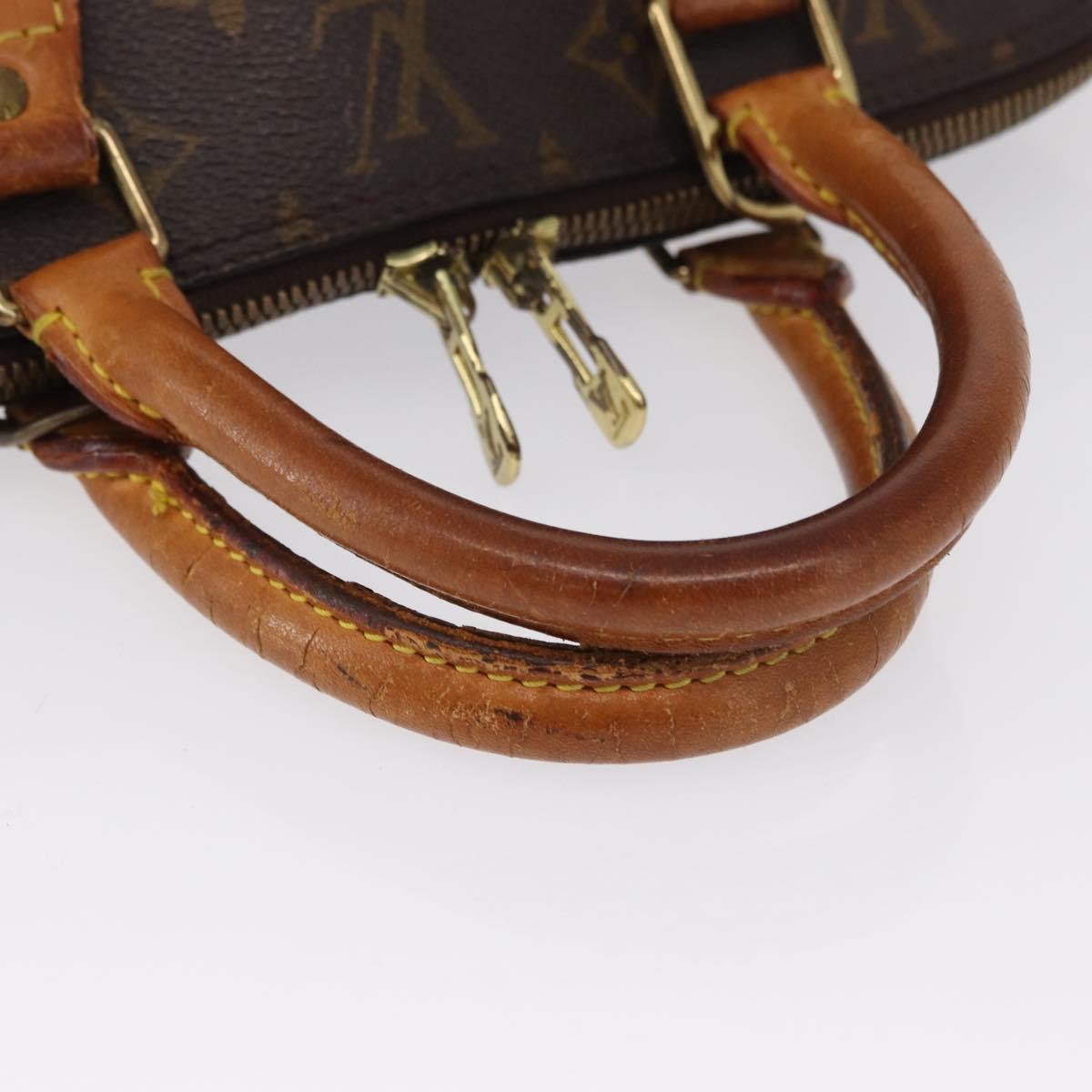 LOUIS VUITTON Monogram Alma Hand Bag M51130 LV Auth 164067