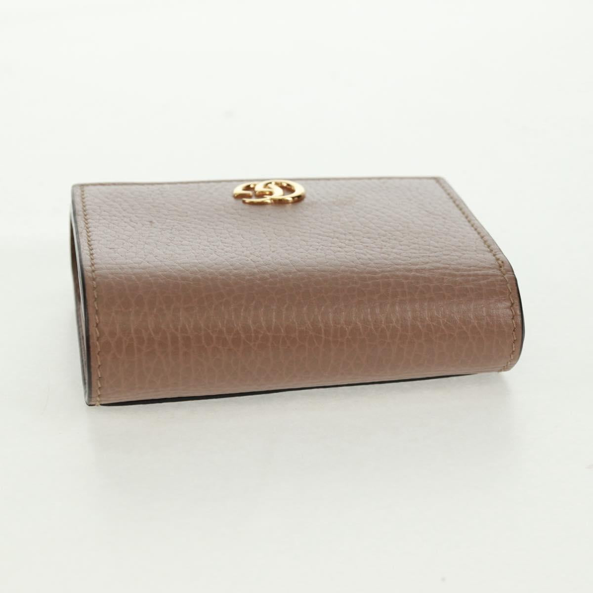 GUCCI GG Supreme Long Wallet PVC Beige Gold 598587 Auth 164076V