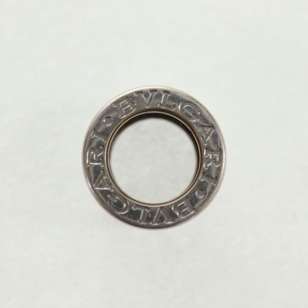 BVLGARI B.zero1 Pendant Head K18WG 750 Silver tone CN851448 Auth 164093SM