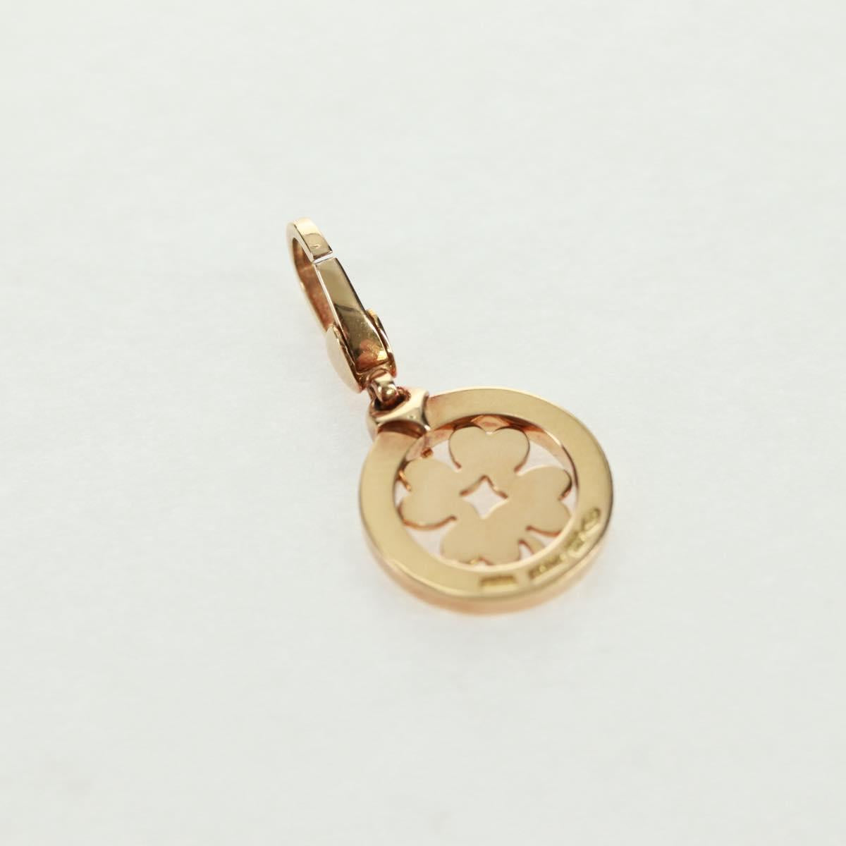 BVLGARI Yotsuba Pendant Top 18K Yellow Gold (750) Gold Auth 164094SM