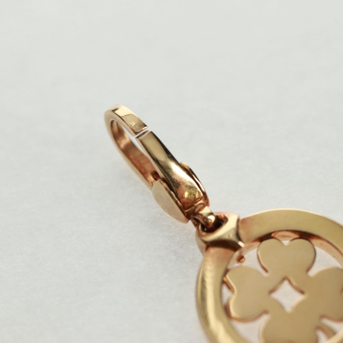 BVLGARI Yotsuba Pendant Top 18K Yellow Gold (750) Gold Auth 164094SM
