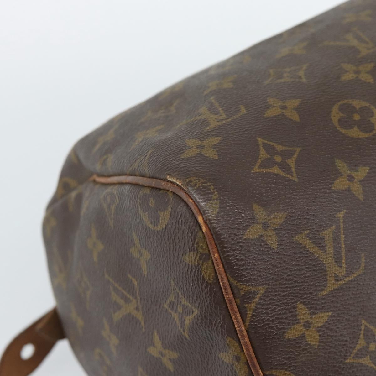 LOUIS VUITTON Monogram Speedy 30 Hand Bag M41526 LV Auth 164106