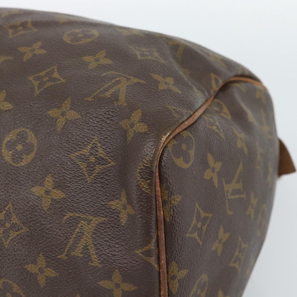 LOUIS VUITTON Monogram Speedy 30 Hand Bag M41526 LV Auth 164106