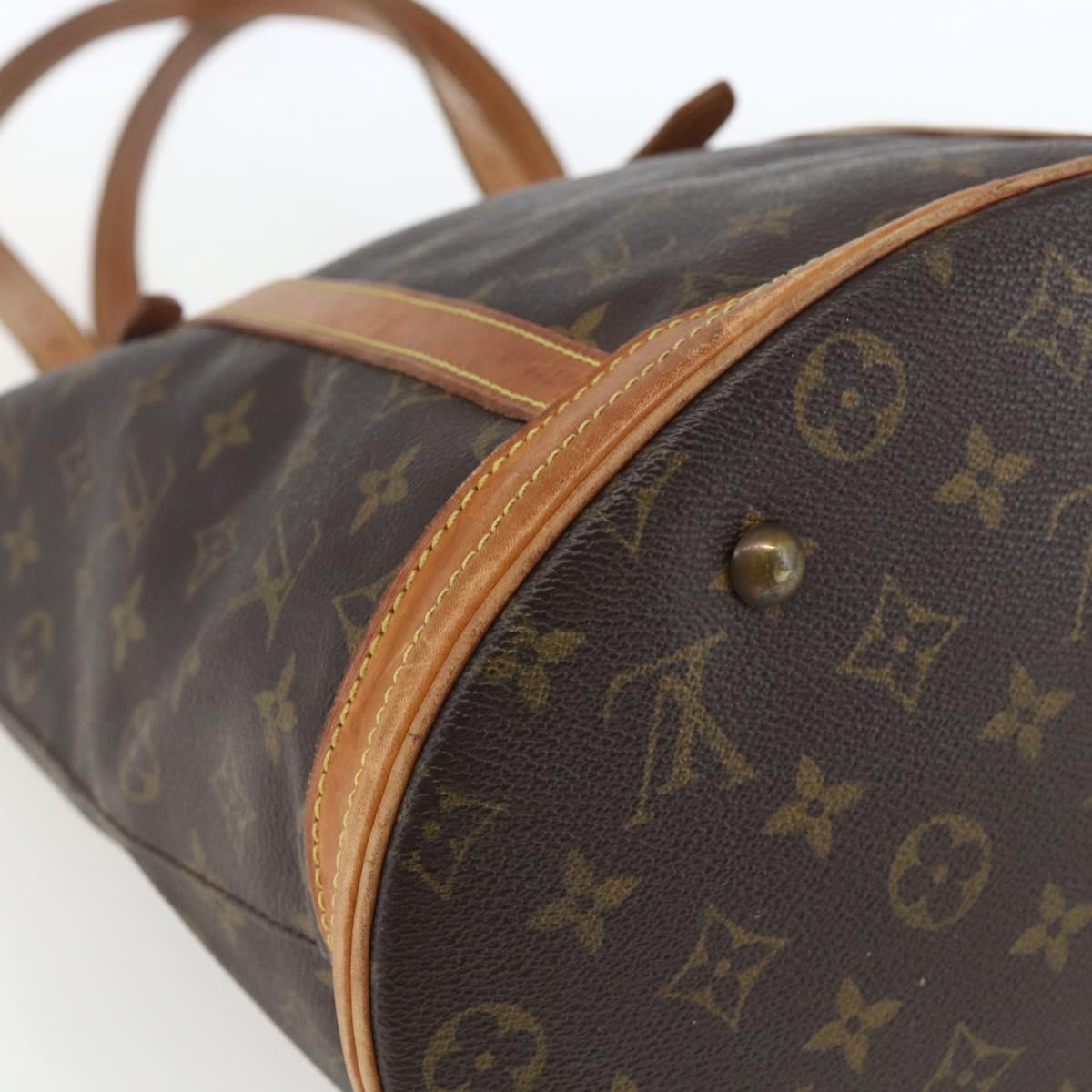 LOUIS VUITTON Monogram Bucket GM Shoulder Bag M42236 LV Auth 164107