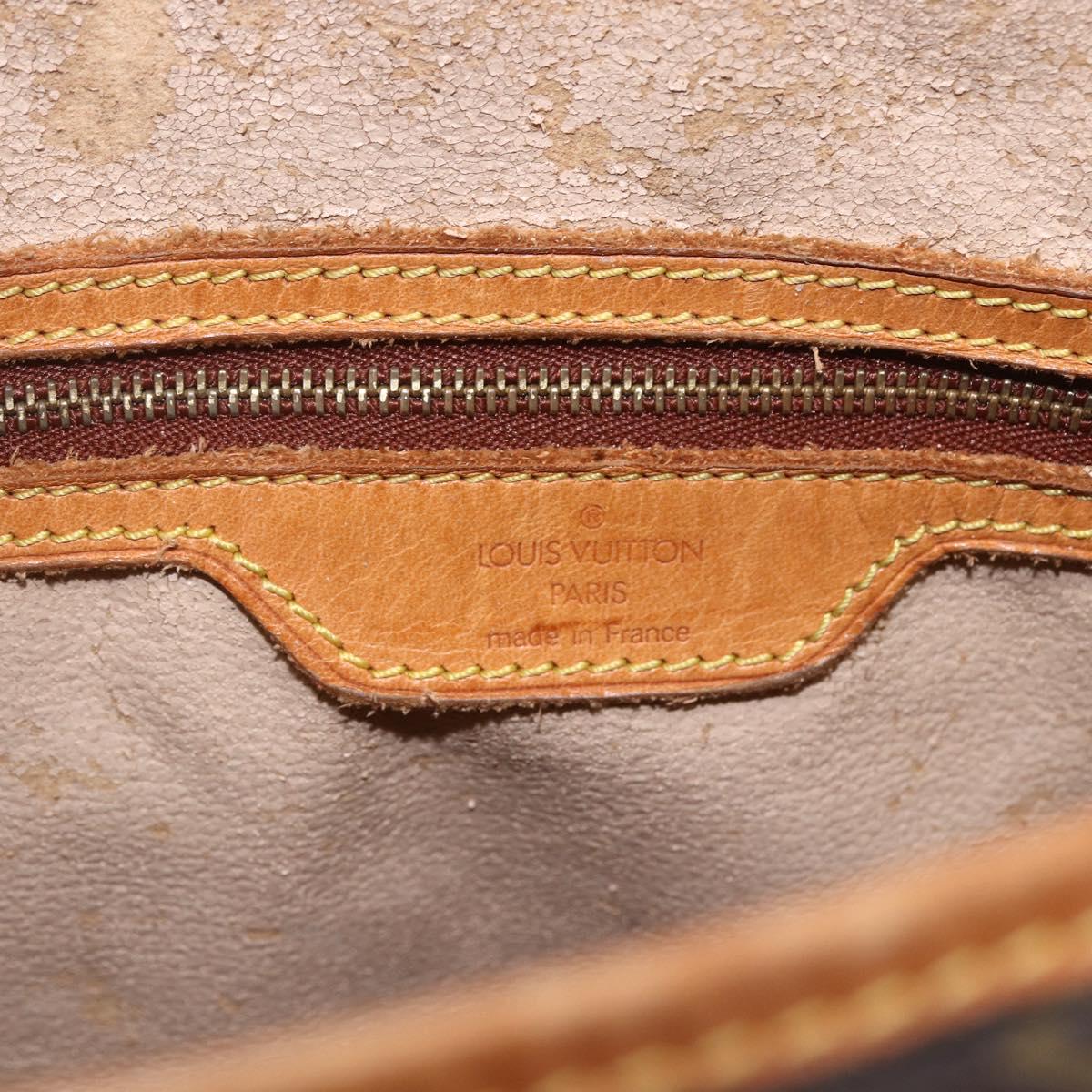 LOUIS VUITTON Monogram Bucket GM Shoulder Bag M42236 LV Auth 164107