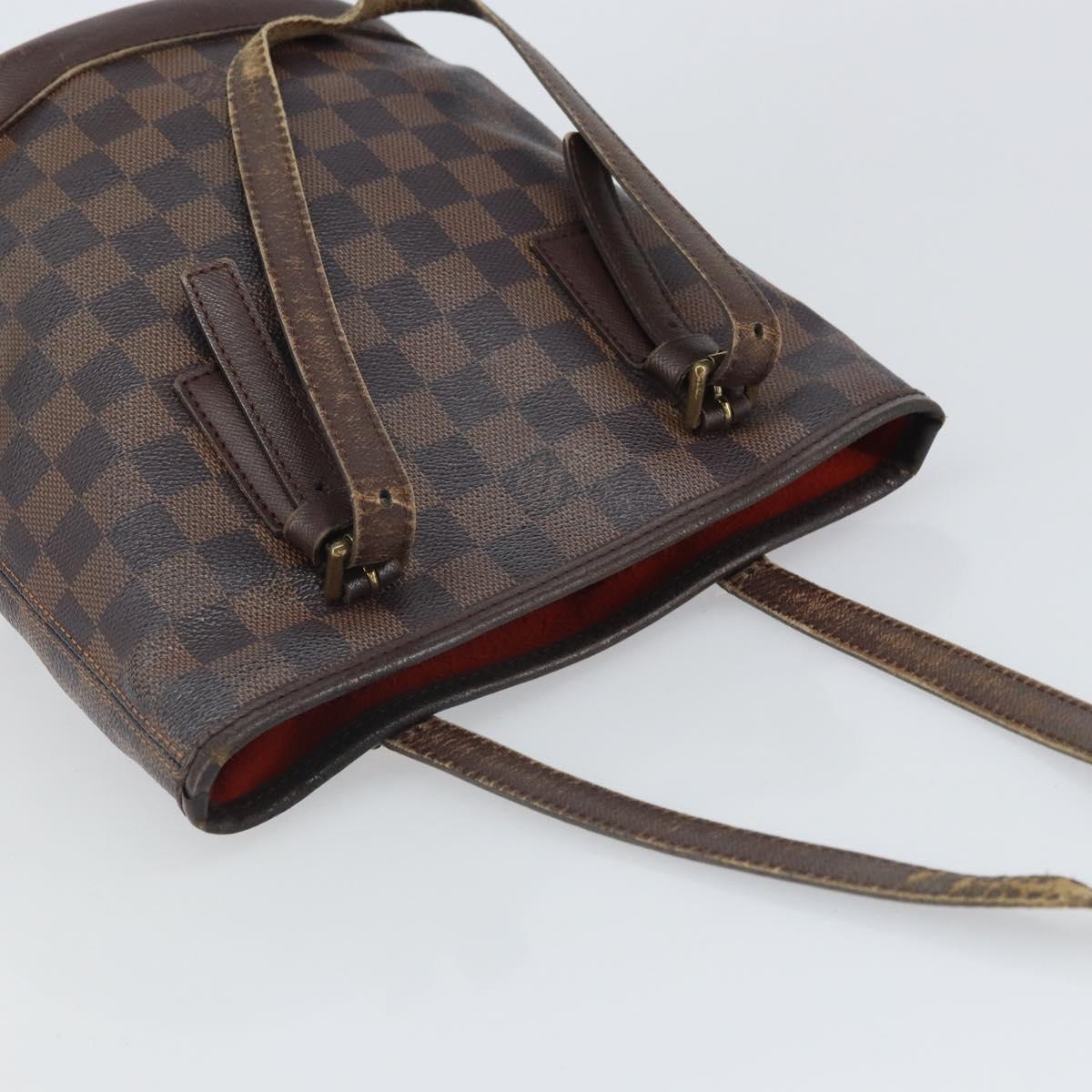 LOUIS VUITTON Damier Ebene Marais Shoulder Bag N42240 LV Auth 164110