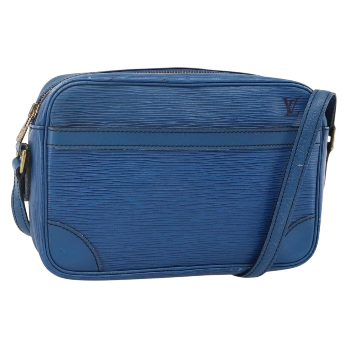 LOUIS VUITTON Epi Trocadero 23 Shoulder Bag Blue M52305 LV Auth 164119