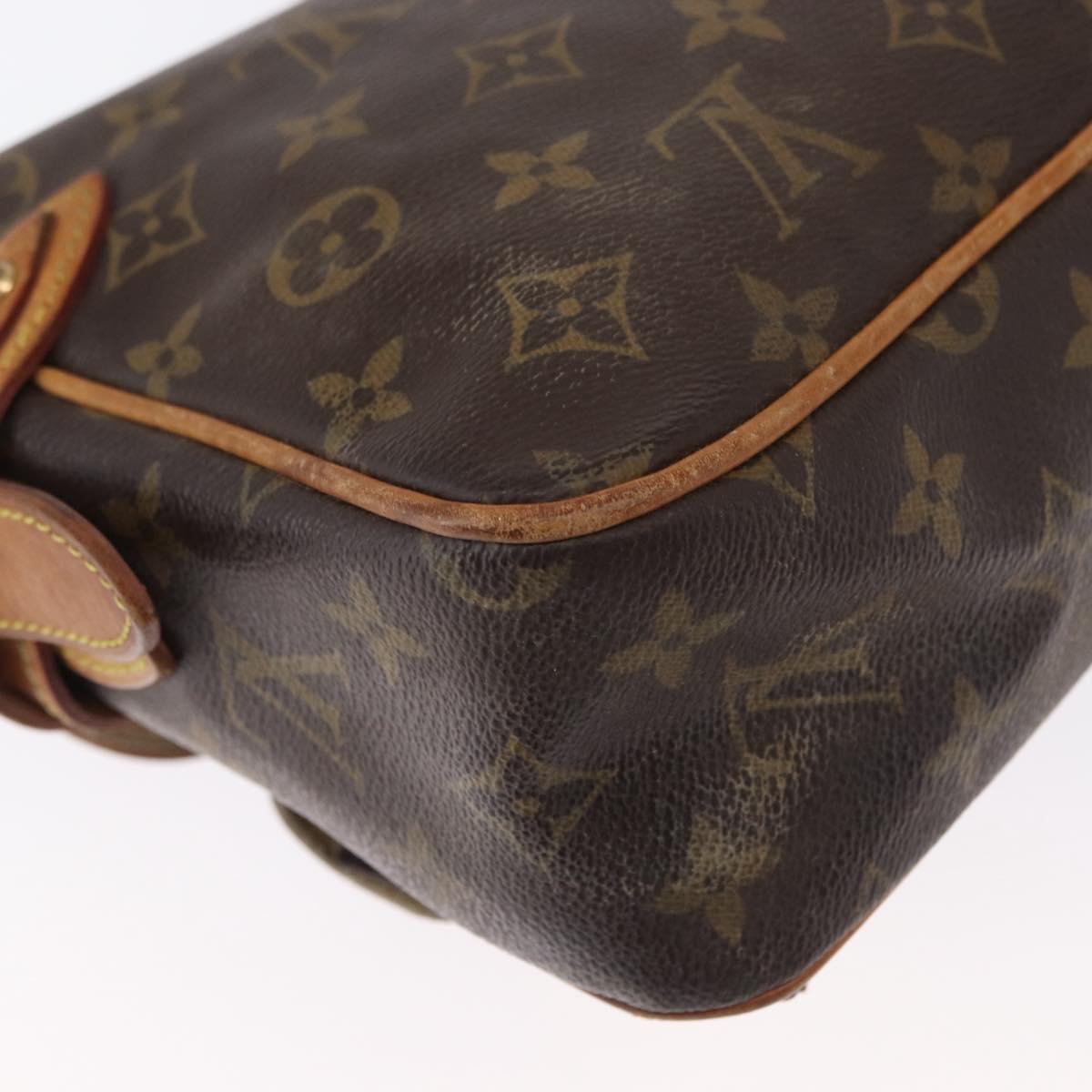 LOUIS VUITTON Monogram Hudson PM Shoulder Bag M40027 LV Auth 164131