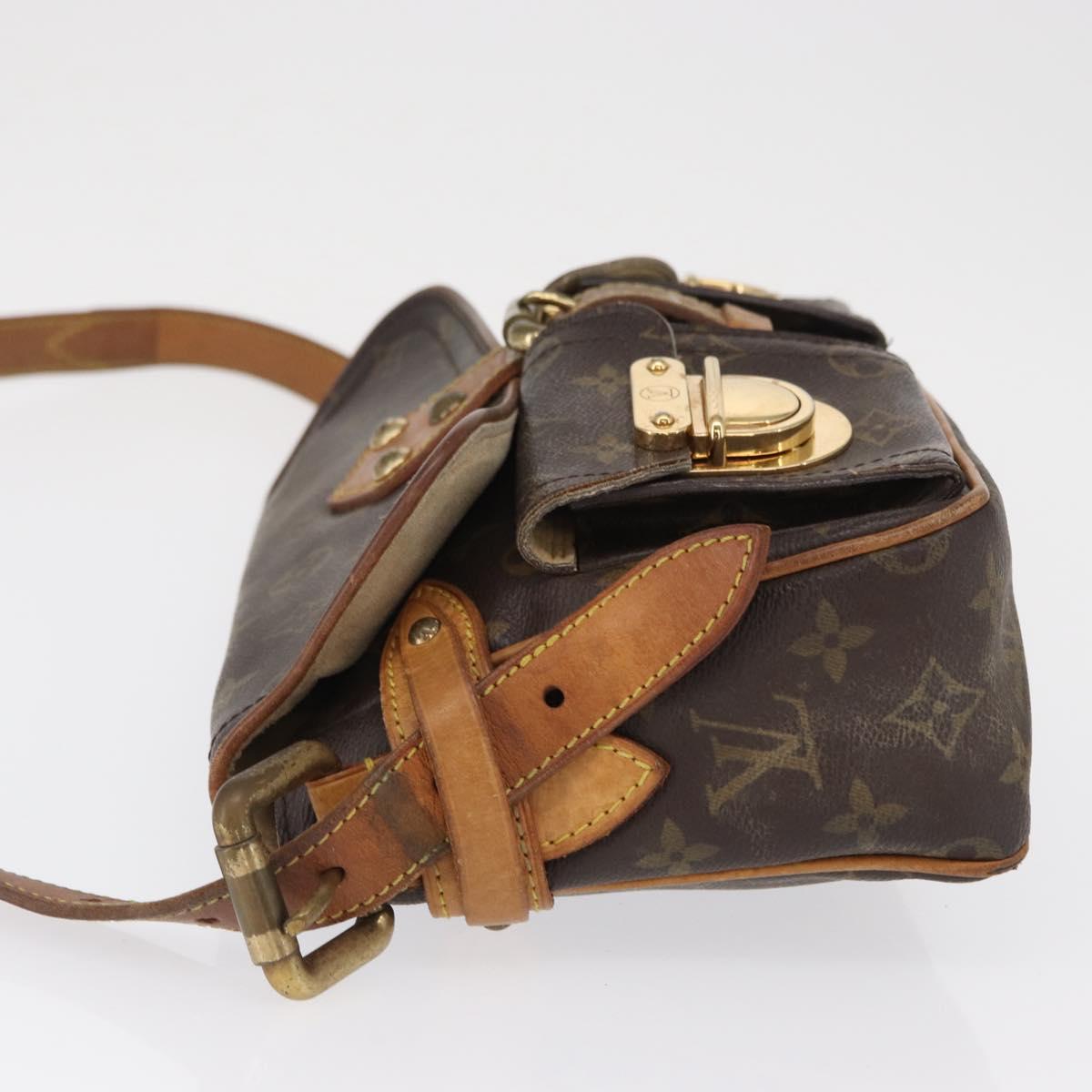 LOUIS VUITTON Monogram Hudson PM Shoulder Bag M40027 LV Auth 164131