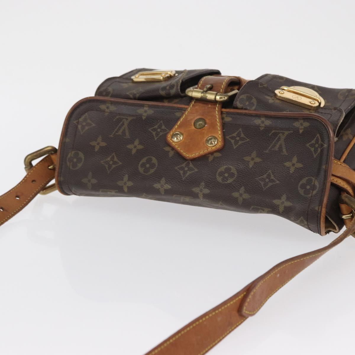 LOUIS VUITTON Monogram Hudson PM Shoulder Bag M40027 LV Auth 164131