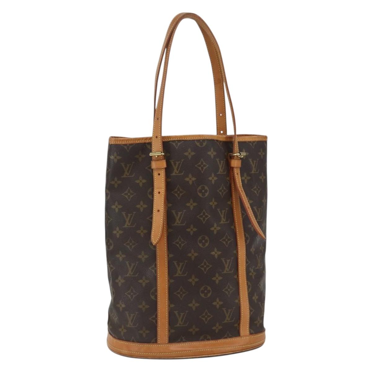 LOUIS VUITTON Monogram Bucket GM Shoulder Bag M42236 LV Auth 164141