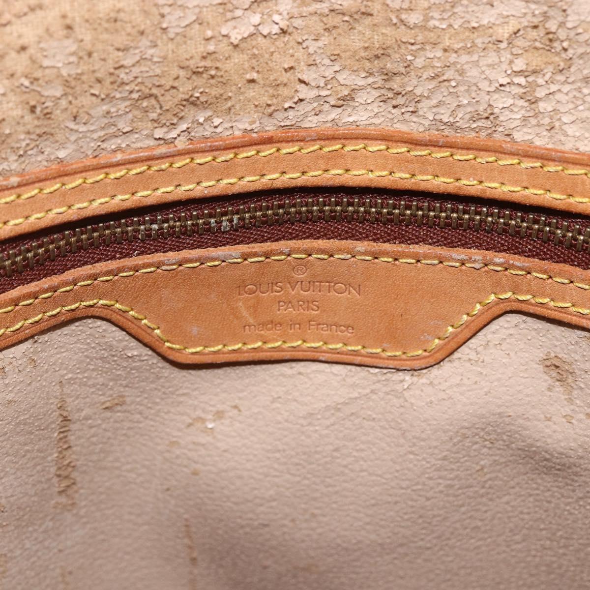 LOUIS VUITTON Monogram Bucket GM Shoulder Bag M42236 LV Auth 164141