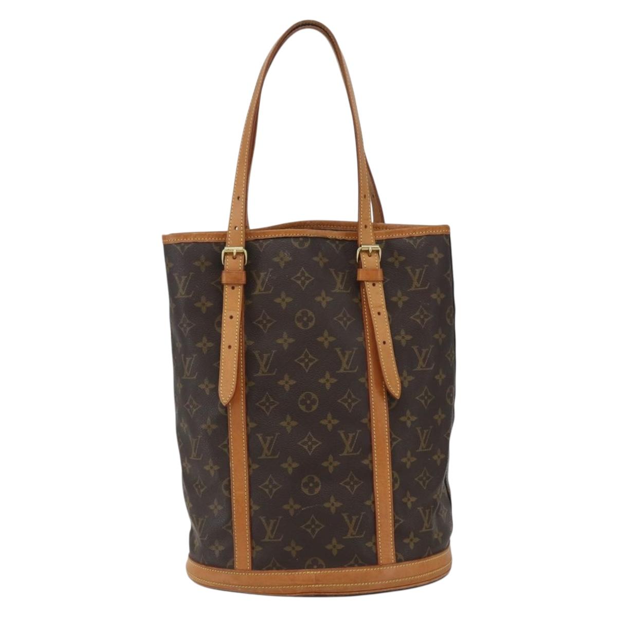 LOUIS VUITTON Monogram Bucket GM Shoulder Bag M42236 LV Auth 164141