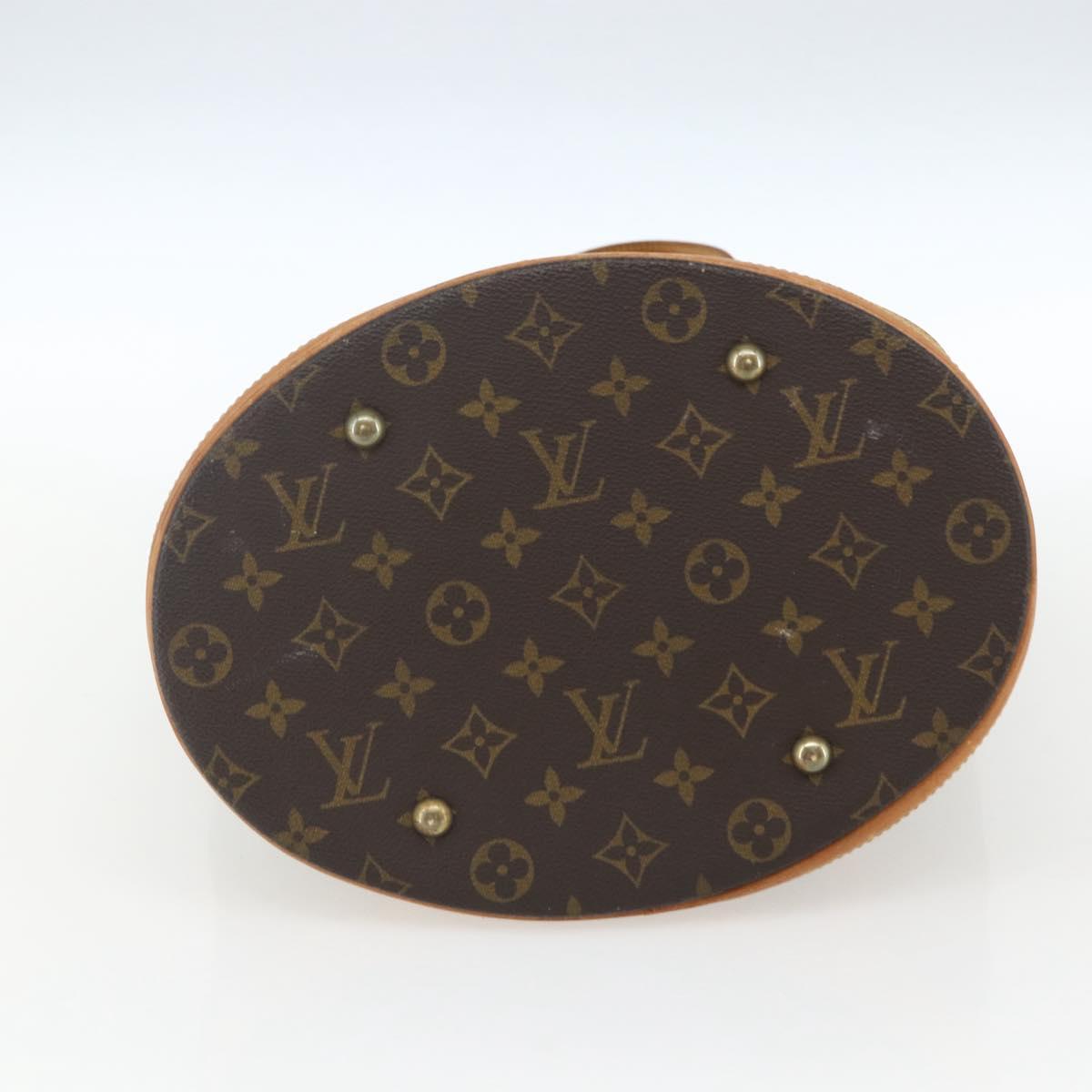 LOUIS VUITTON Monogram Bucket GM Shoulder Bag M42236 LV Auth 164141