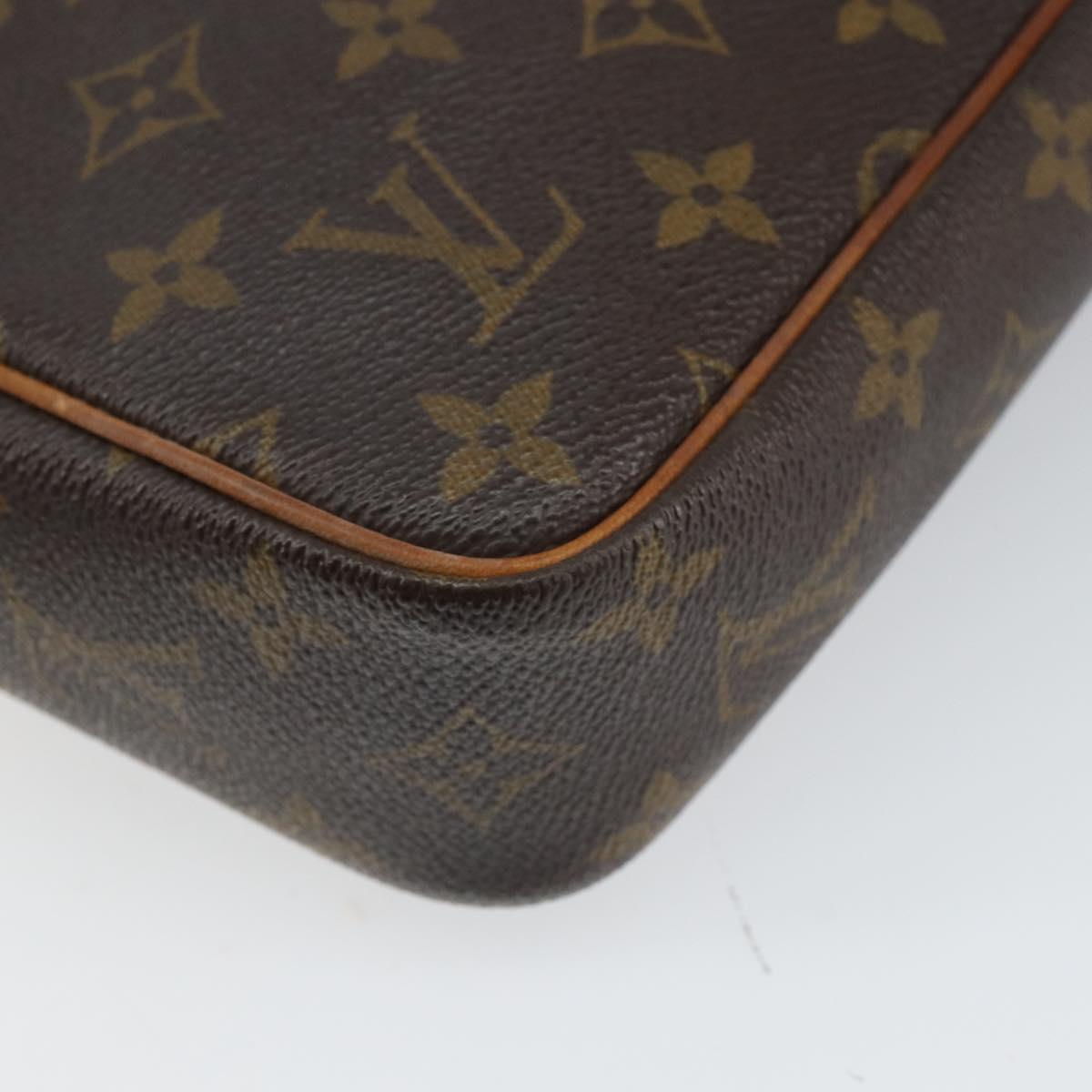 LOUIS VUITTON Monogram Compiegne 23 Clutch Bag M51847 LV Auth 164155
