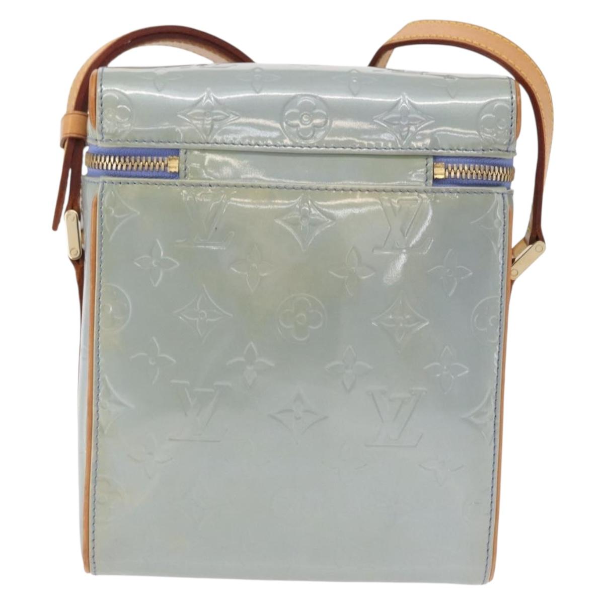 LOUIS VUITTON Monogram Vernis Sullivan Vertical Bag Lavande M91258 Auth 164173