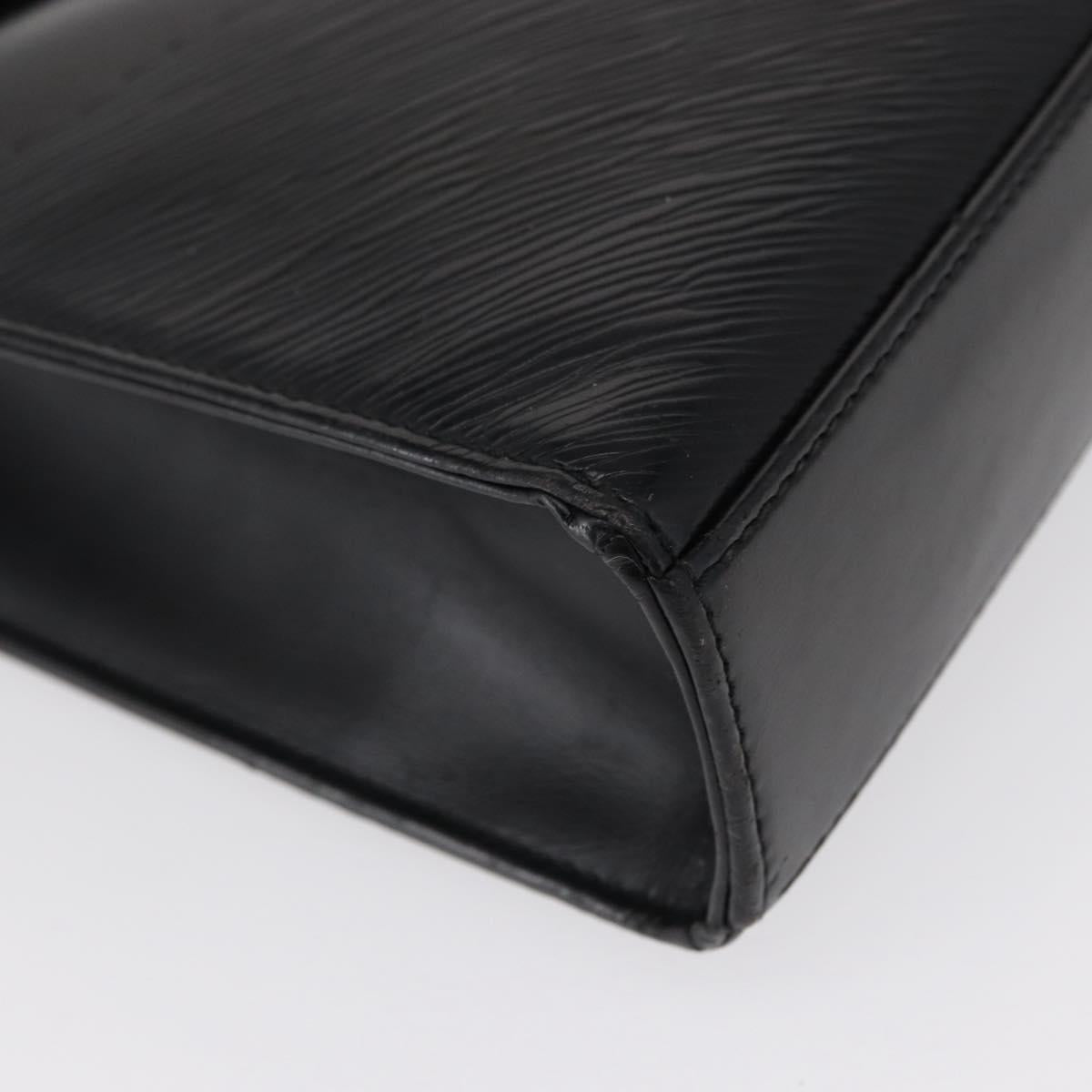 LOUIS VUITTON Epi Opera Line Spartan Bag Leather Black Noir M63942 Auth 164186