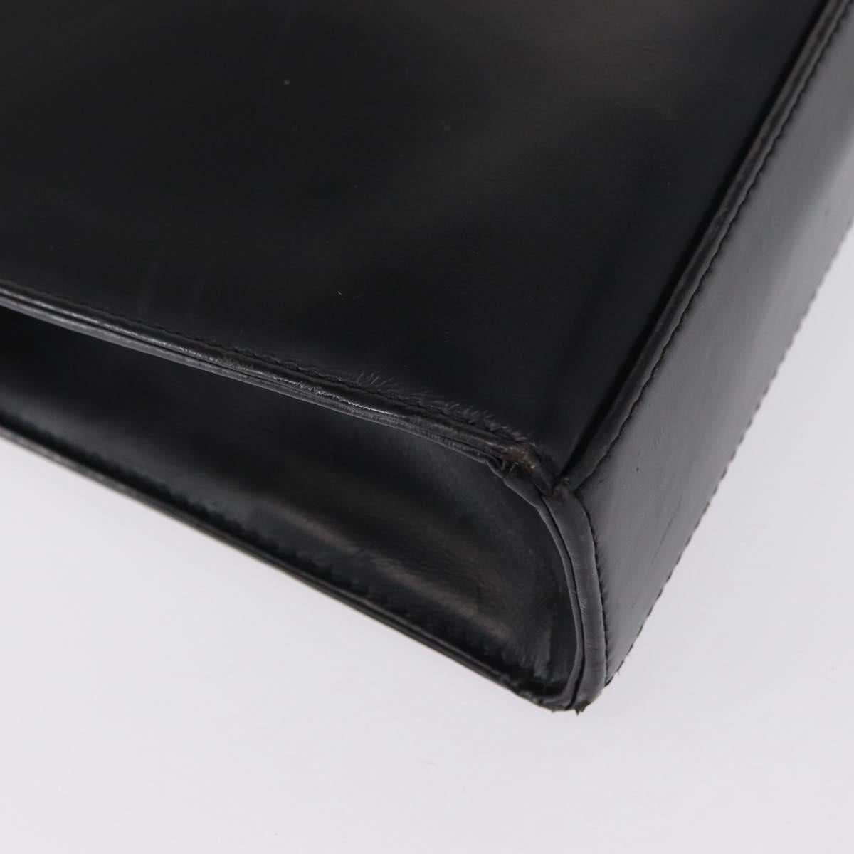 LOUIS VUITTON Epi Opera Line Spartan Bag Leather Black Noir M63942 Auth 164186