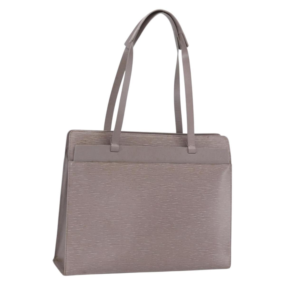 LOUIS VUITTON Epi Croisette GM Tote Bag Lilac M5250B LV Auth 164189