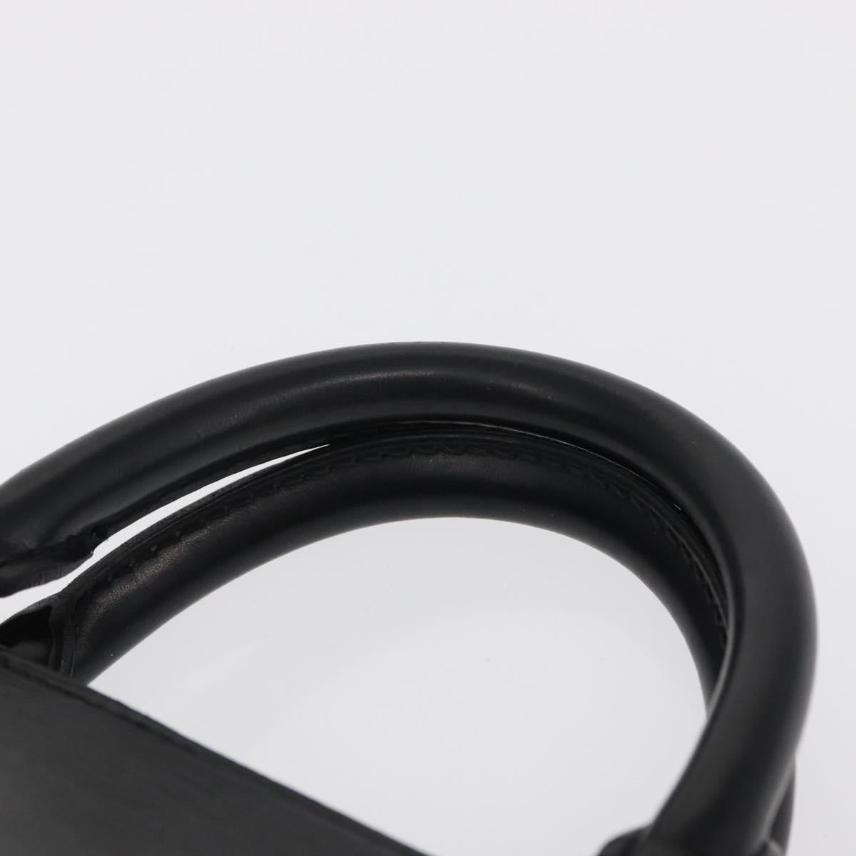 LOUIS VUITTON Epi Sac Triangle Hand Bag Black M52092 LV Auth 164190