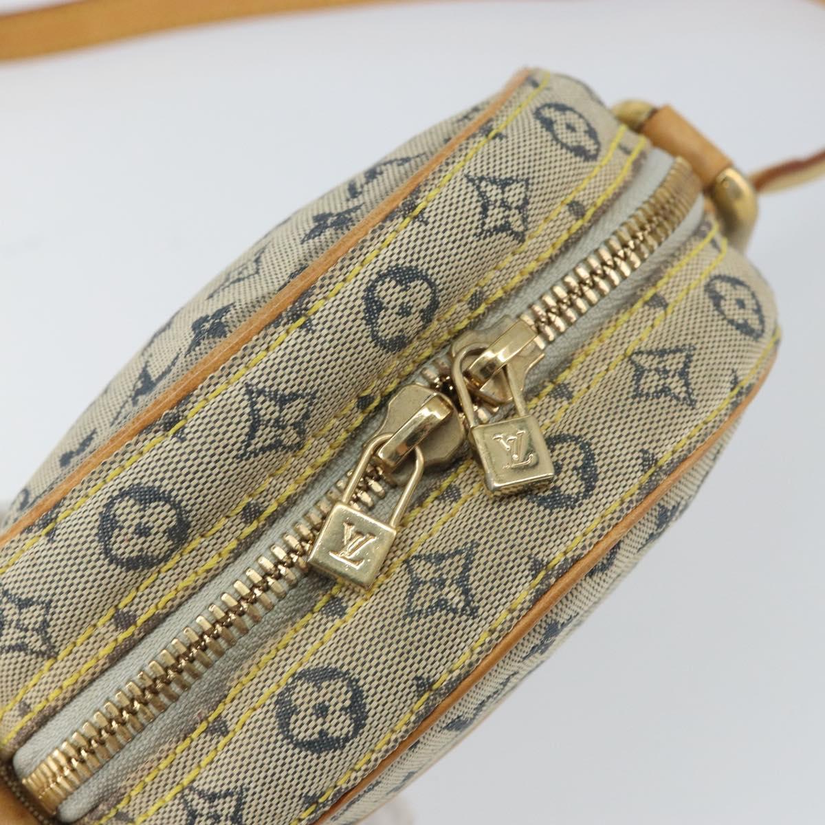 LOUIS VUITTON Monogram Mini Jeanne PM Shoulder Bag Blue M92001 LV Auth 164196
