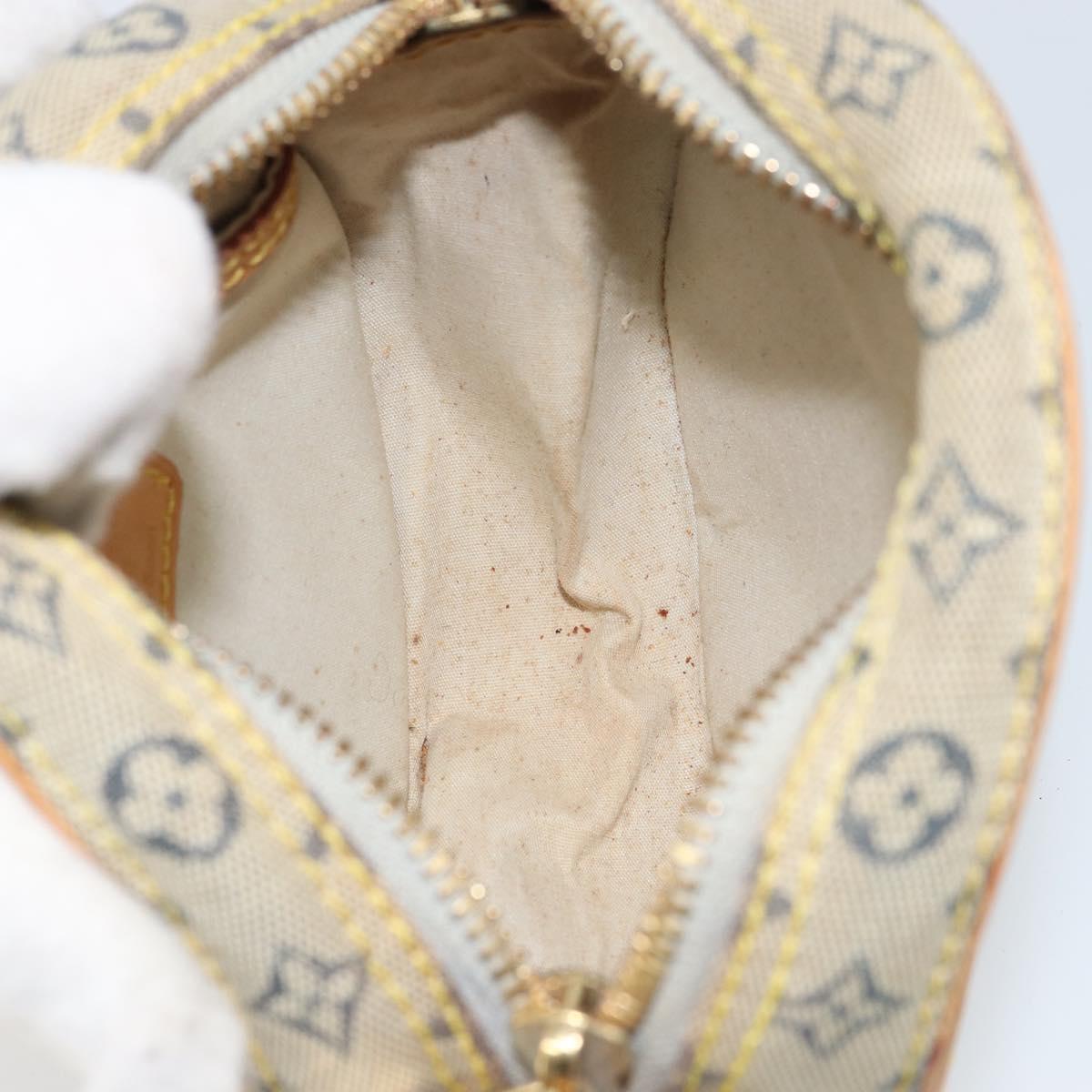 LOUIS VUITTON Monogram Mini Jeanne PM Shoulder Bag Blue M92001 LV Auth 164196