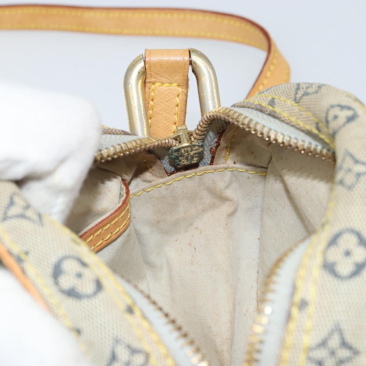 LOUIS VUITTON Monogram Mini Jeanne PM Shoulder Bag Blue M92001 LV Auth 164196