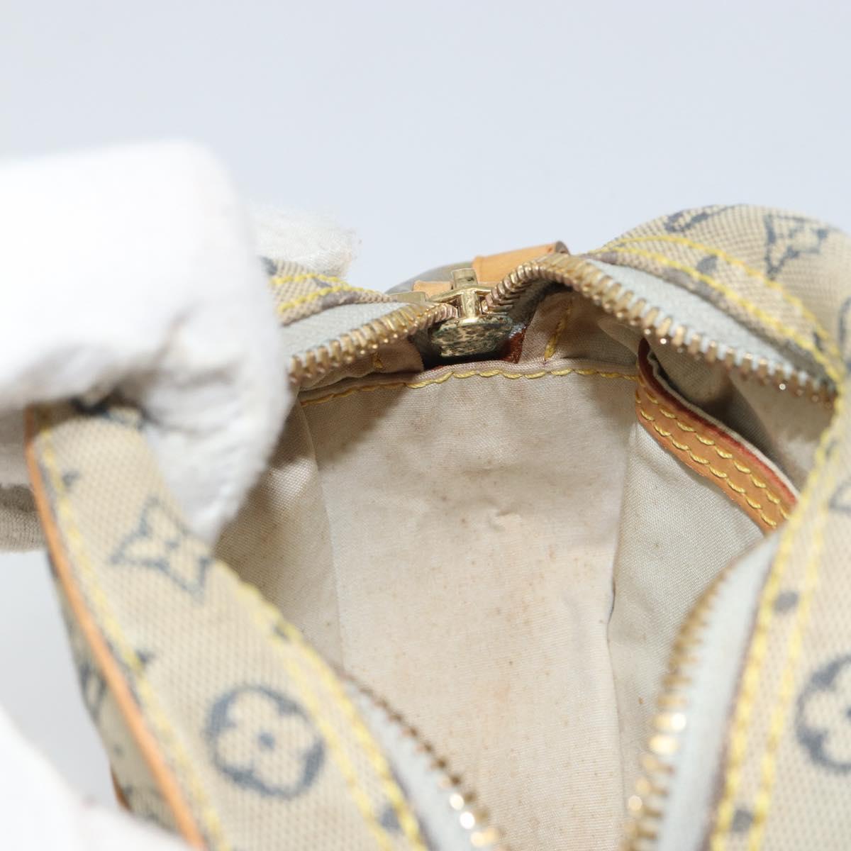 LOUIS VUITTON Monogram Mini Jeanne PM Shoulder Bag Blue M92001 LV Auth 164196