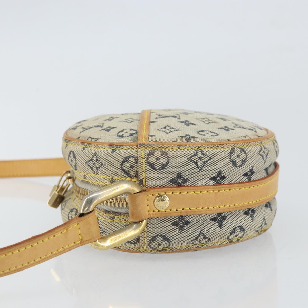 LOUIS VUITTON Monogram Mini Jeanne PM Shoulder Bag Blue M92001 LV Auth 164196