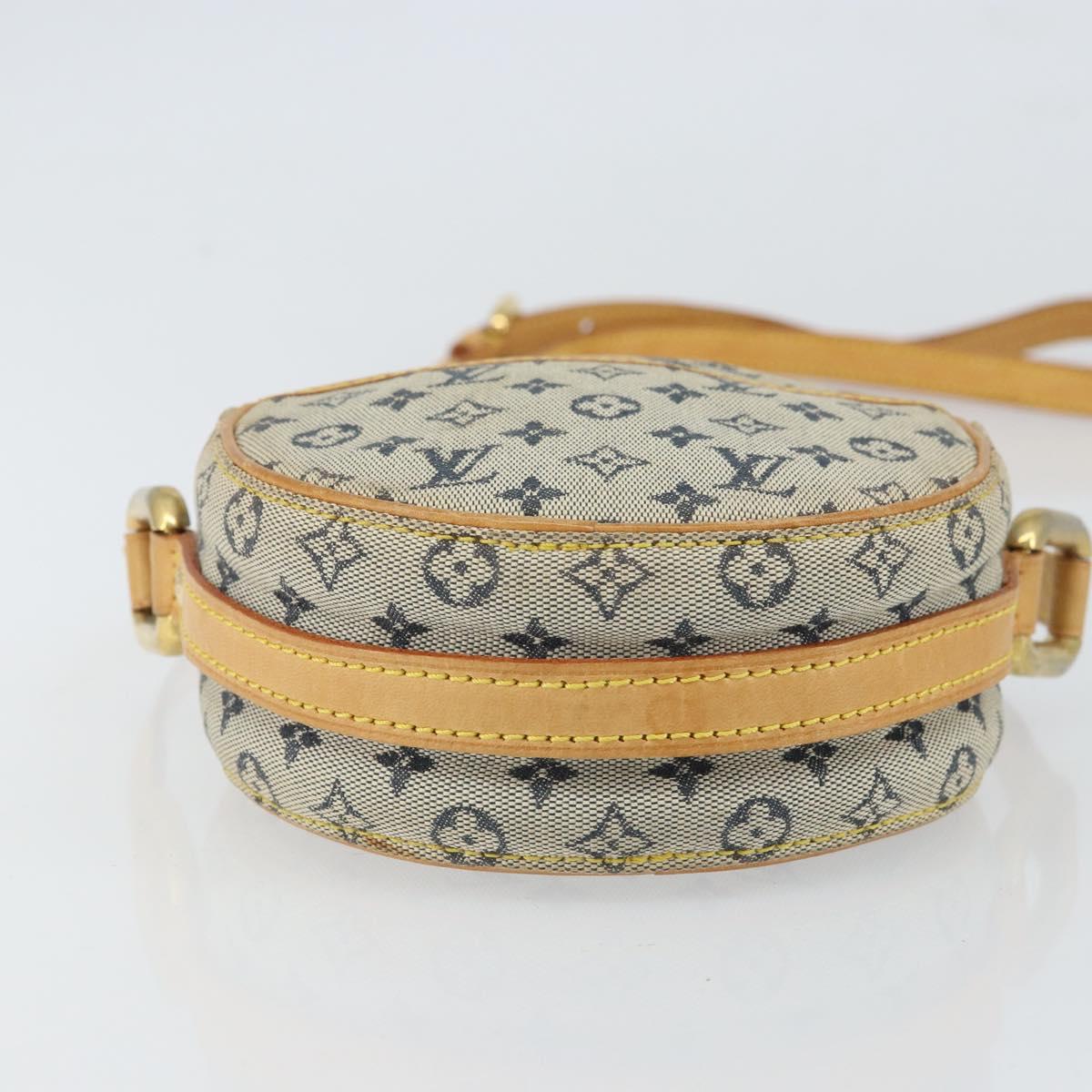 LOUIS VUITTON Monogram Mini Jeanne PM Shoulder Bag Blue M92001 LV Auth 164196