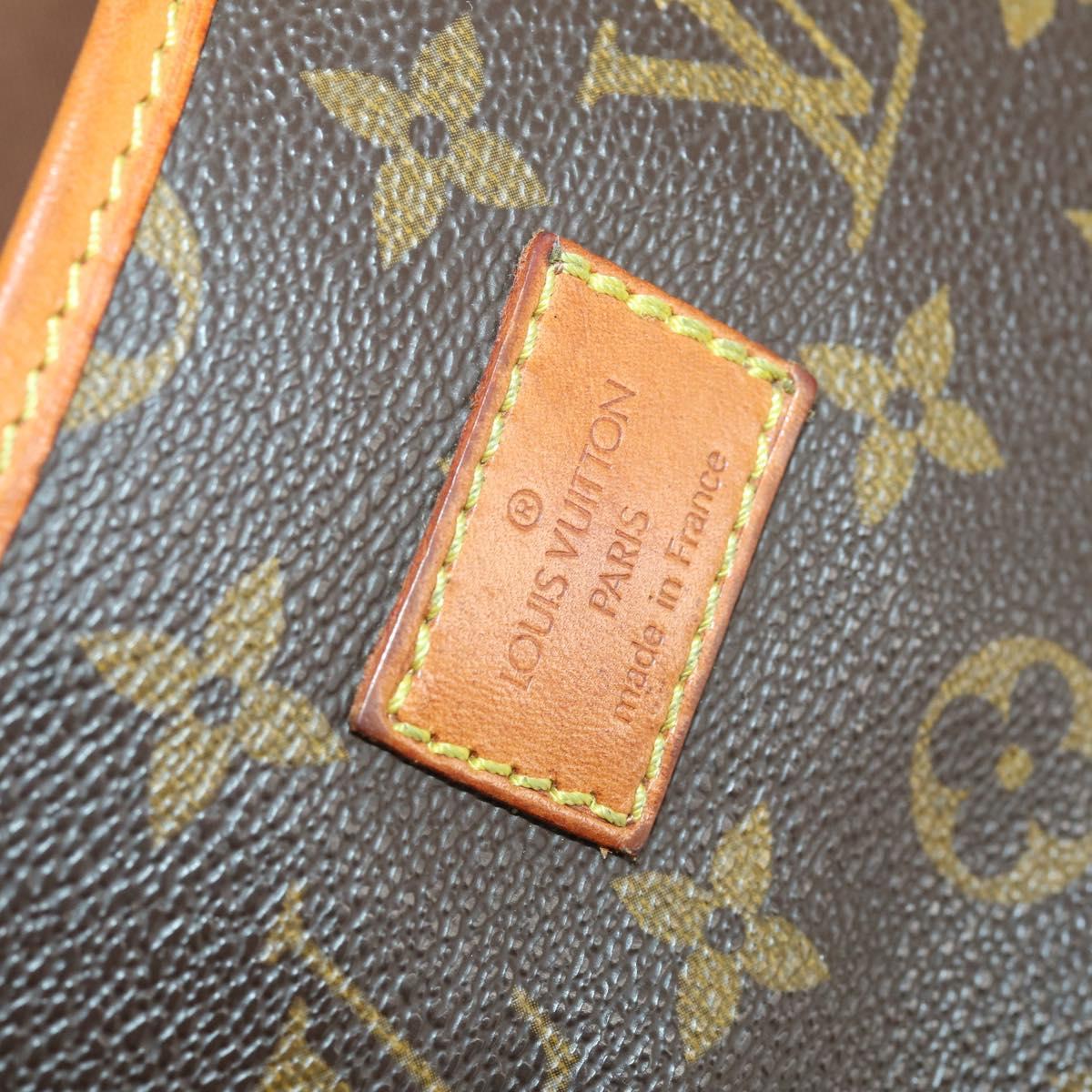 LOUIS VUITTON Monogram Saumur 35 Shoulder Bag M42254 LV Auth 164199