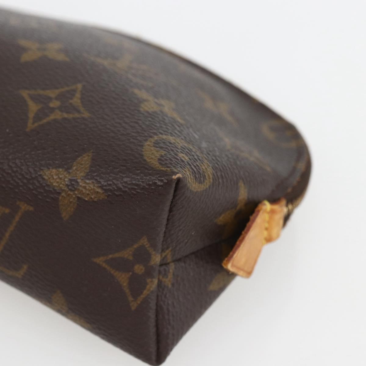 LOUIS VUITTON Monogram Pochette Cosmetic PM Pouch M43998 LV Auth 164227
