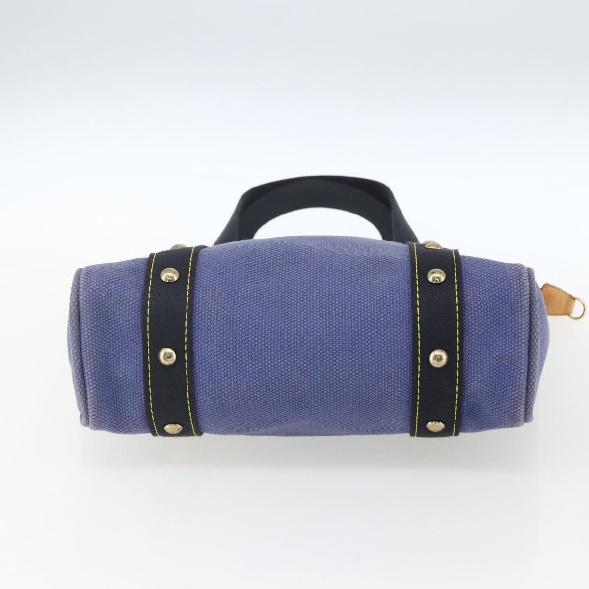 LOUIS VUITTON Antigua Cabas MM Tote Bag Blue M40087 LV Auth 164234