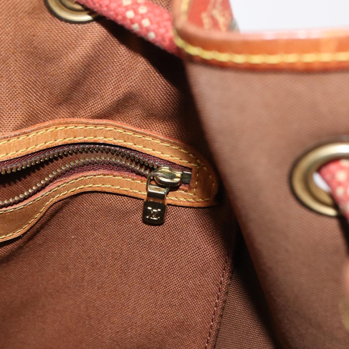 LOUIS VUITTON LV cup Saint Tropez Shoulder Bag Red M80026 LV Auth 164235