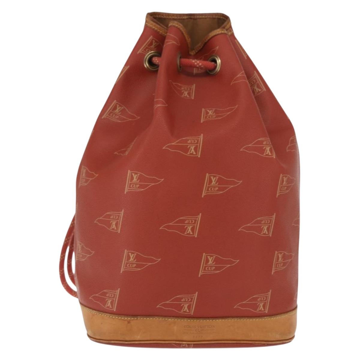 LOUIS VUITTON LV cup Saint Tropez Shoulder Bag Red M80026 LV Auth 164235