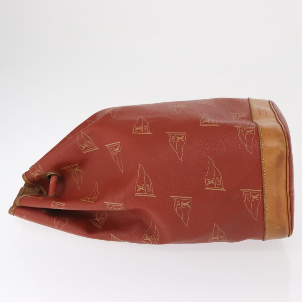 LOUIS VUITTON LV cup Saint Tropez Shoulder Bag Red M80026 LV Auth 164235