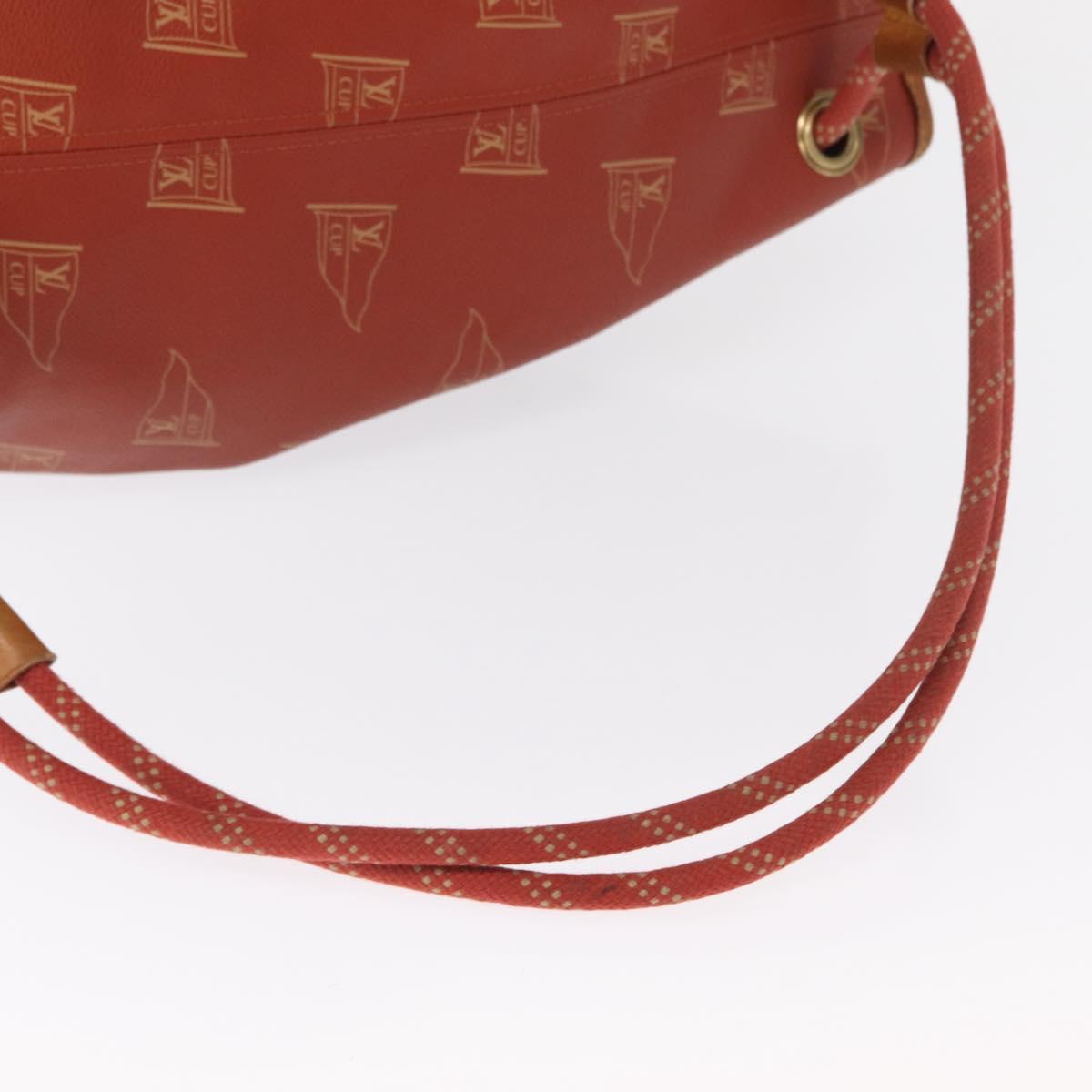 LOUIS VUITTON LV cup Saint Tropez Shoulder Bag Red M80026 LV Auth 164235