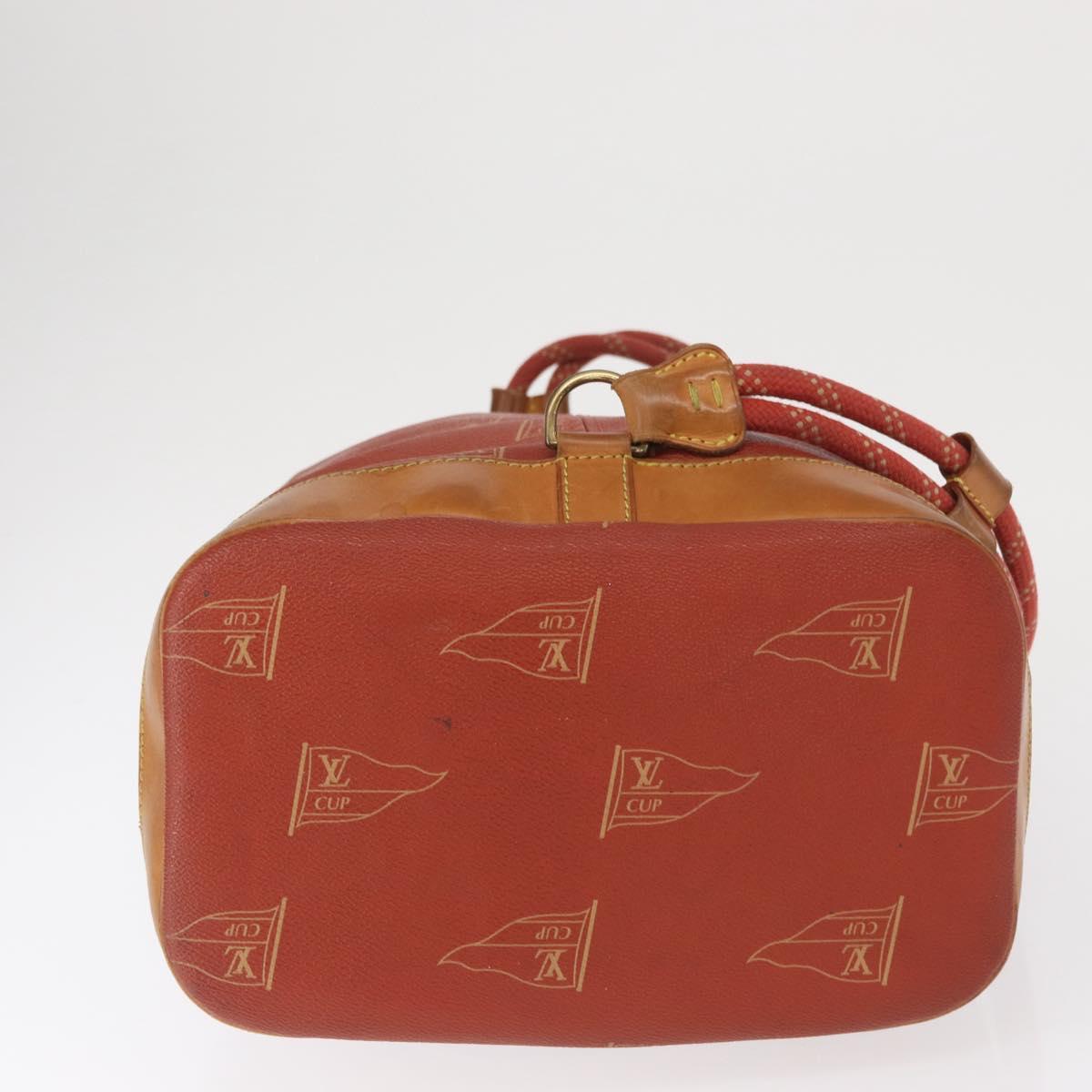 LOUIS VUITTON LV cup Saint Tropez Shoulder Bag Red M80026 LV Auth 164235