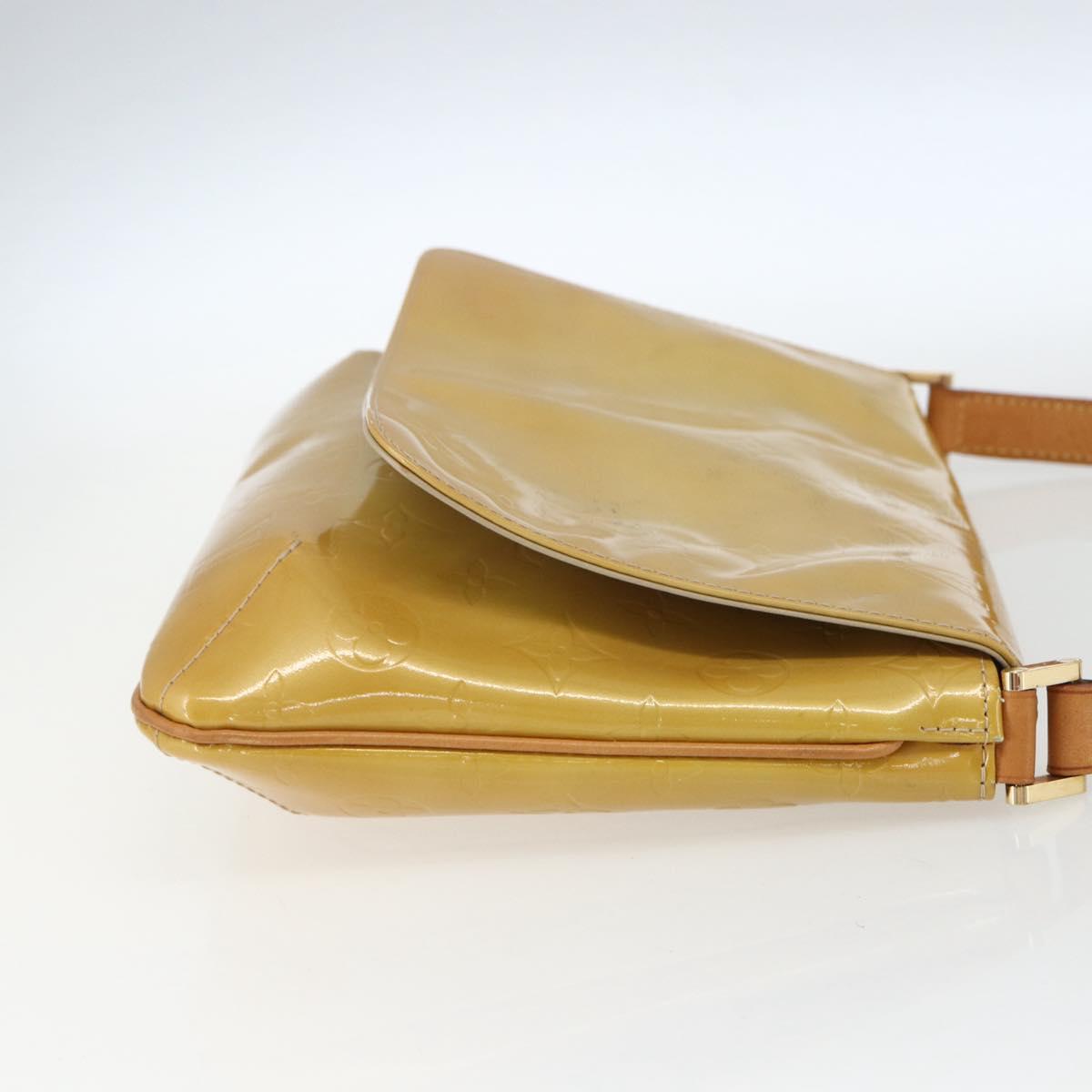 LOUIS VUITTON Monogram Vernis Thompson Street Bag Beige M91301 LV Auth 164244
