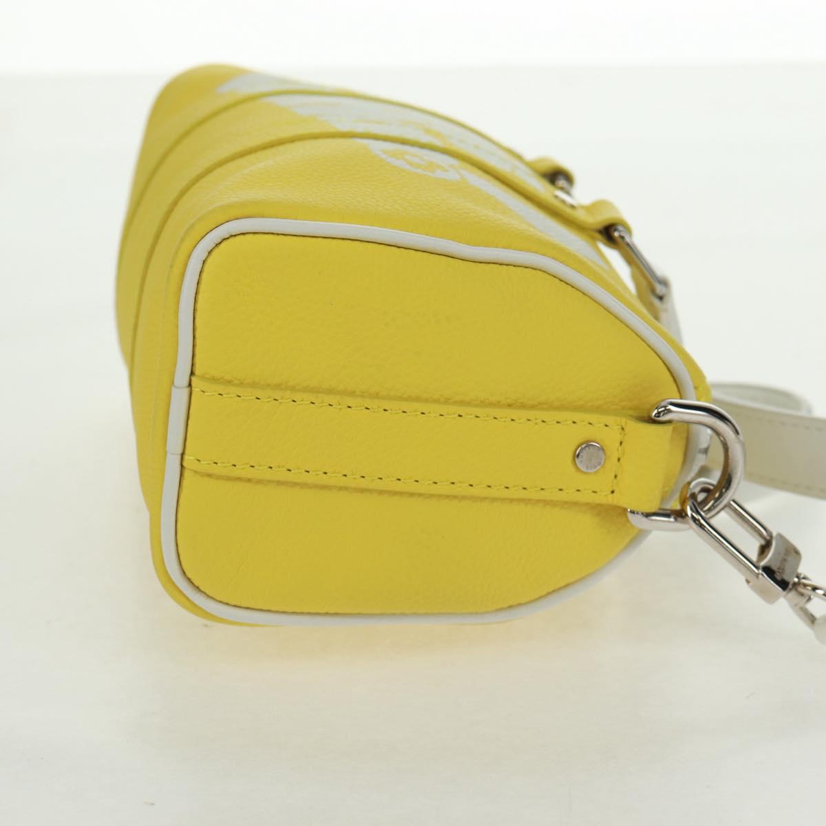 LOUIS VUITTON Monogram Everyday Keepall XS Hand Bag Yellow M80842 Auth 164249V