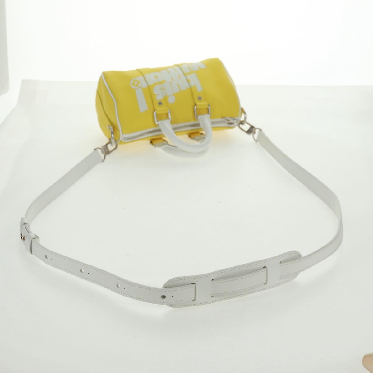 LOUIS VUITTON Monogram Everyday Keepall XS Hand Bag Yellow M80842 Auth 164249V