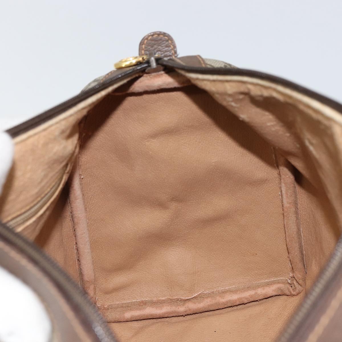 GUCCI GG Supreme Web Sherry Line Boston Bag PVC Beige Gold 40 02 007 Auth 164260