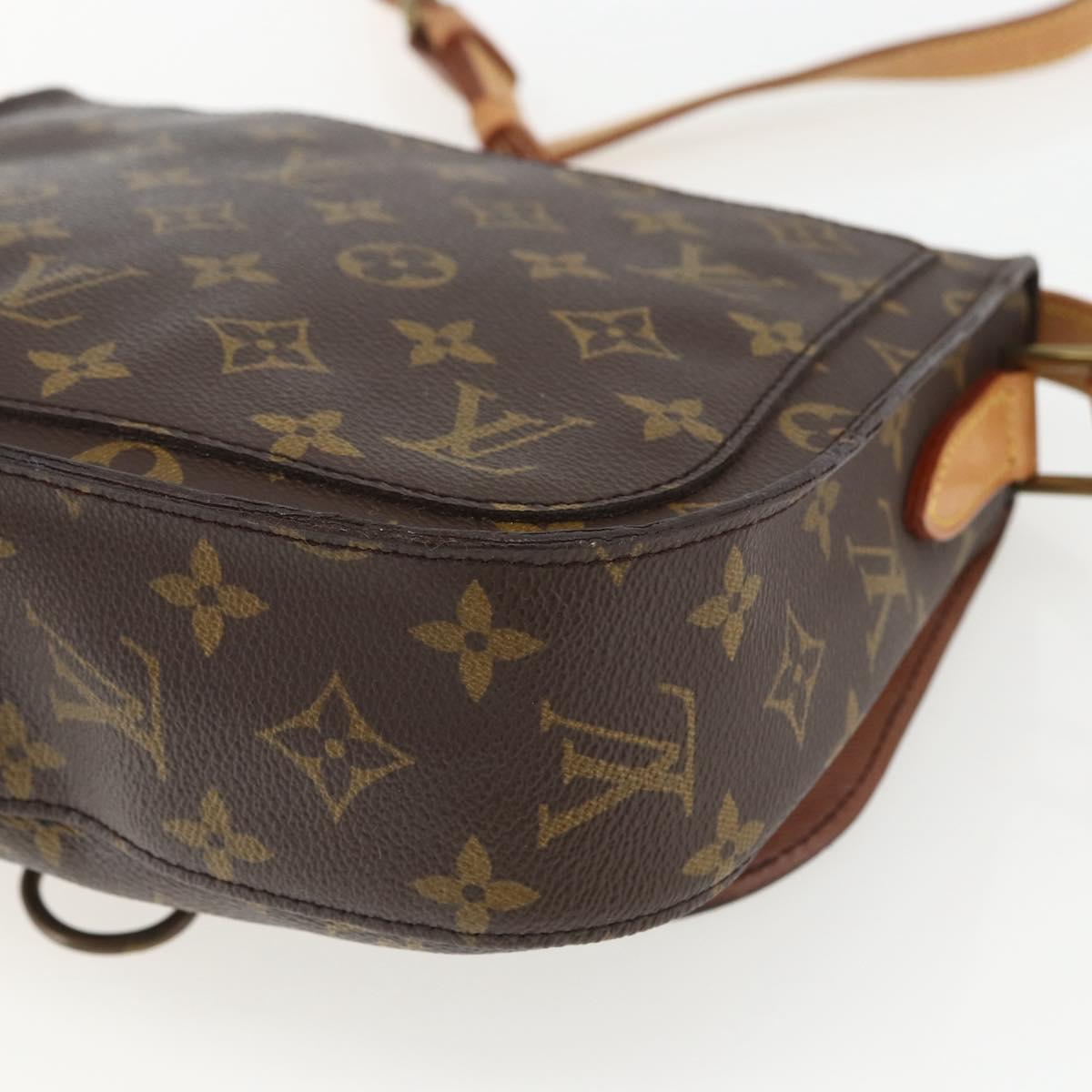 LOUIS VUITTON Monogram Saint Cloud GM Shoulder Bag M51242 LV Auth 164261