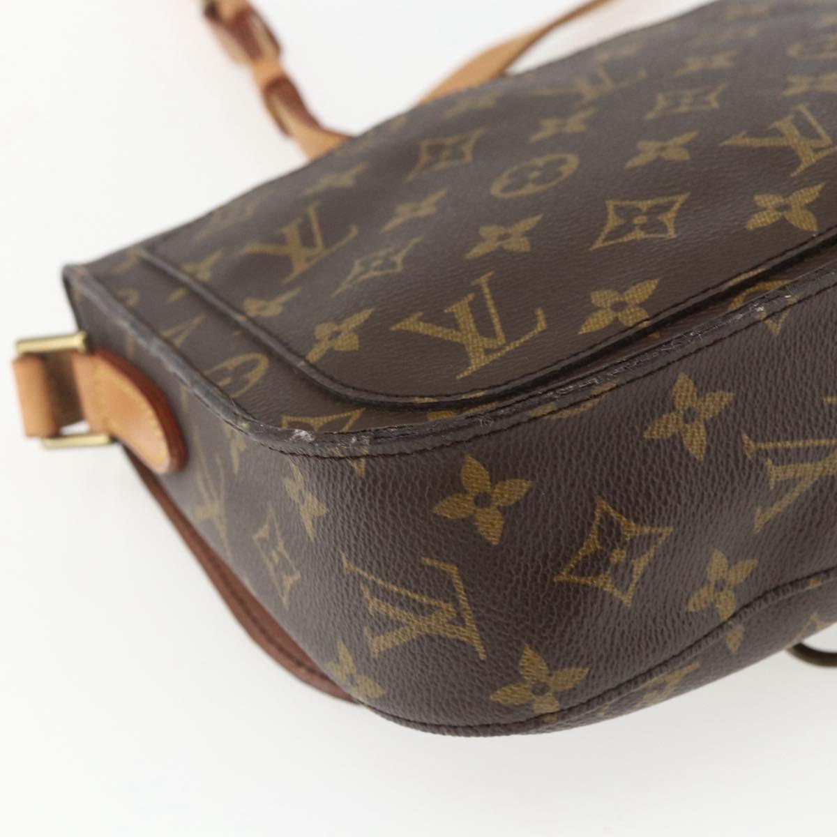 LOUIS VUITTON Monogram Saint Cloud GM Shoulder Bag M51242 LV Auth 164261