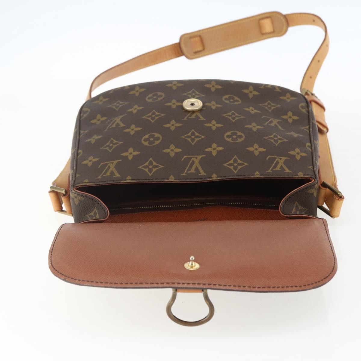 LOUIS VUITTON Monogram Saint Cloud GM Shoulder Bag M51242 LV Auth 164261