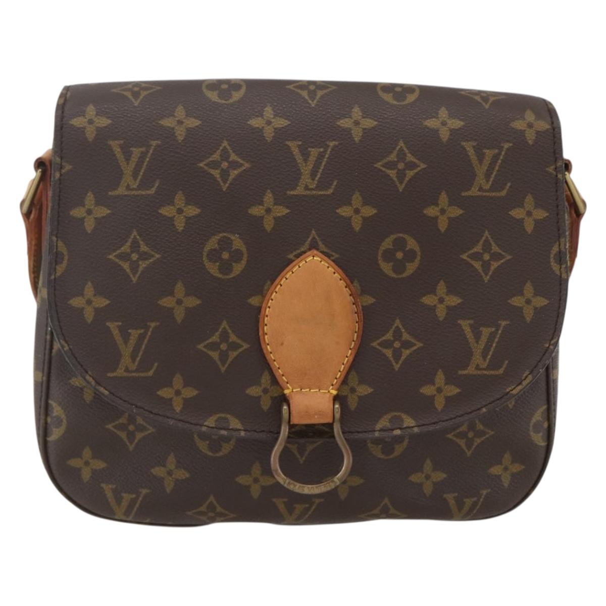 LOUIS VUITTON Monogram Saint Cloud GM Shoulder Bag M51242 LV Auth 164261