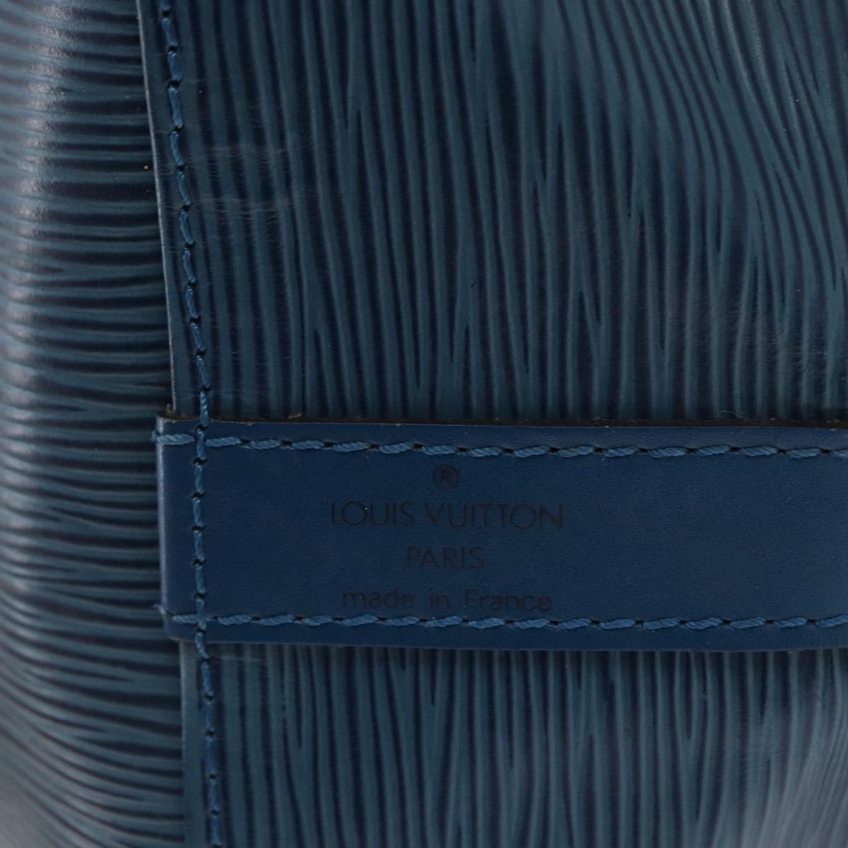 LOUIS VUITTON Epi Petit Noe Shoulder Bag Blue M44105 LV Auth 164271