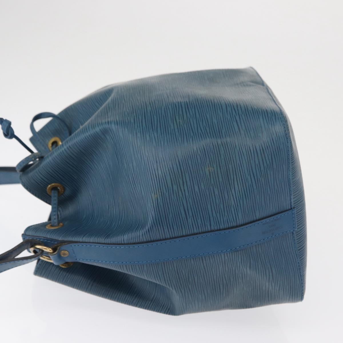 LOUIS VUITTON Epi Petit Noe Shoulder Bag Blue M44105 LV Auth 164271